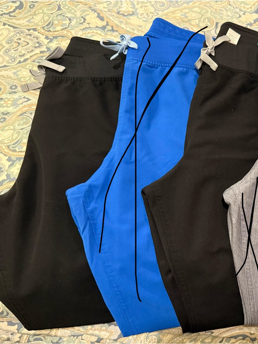 Figs- Black- Technical Collection Livingston Scrub Pant- like new